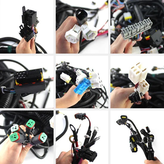 Cablaj injector 222-5917, 2225917 pentru excavator Caterpillar E324D, E325D, E329D