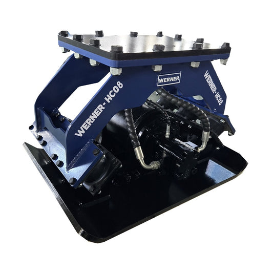Placa vibranta/compactoare hidraulica Werner-HC08 pentru Excavator