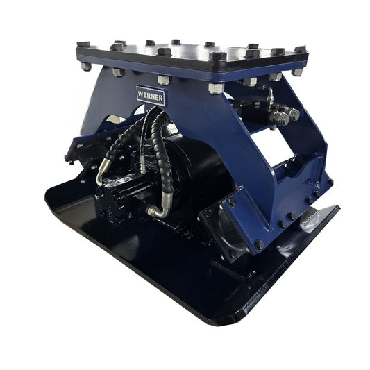 Placa vibranta/compactoare hidraulica Werner-HC10 pentru Excavator